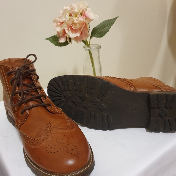 Mens Brown Dress Boot 👢 Size 9 - Picture 6 of 6